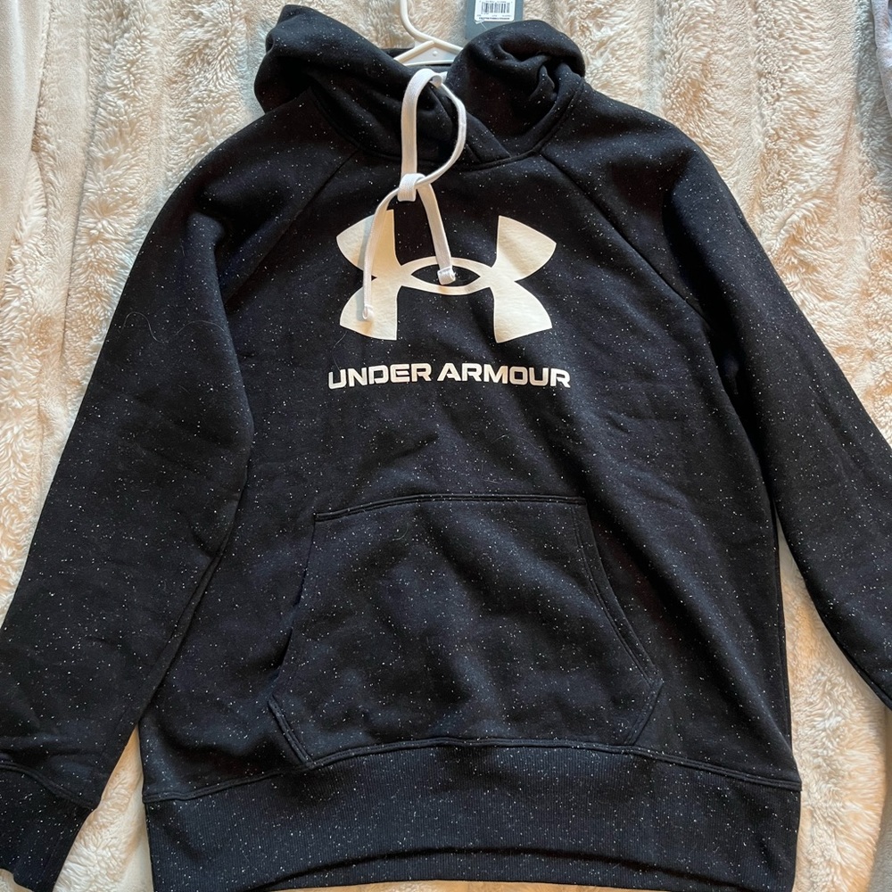 NWT Womens Under Armour Rival Fleece Logo Hoodie